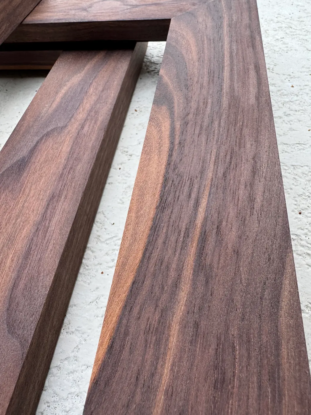 Walnut grain detail